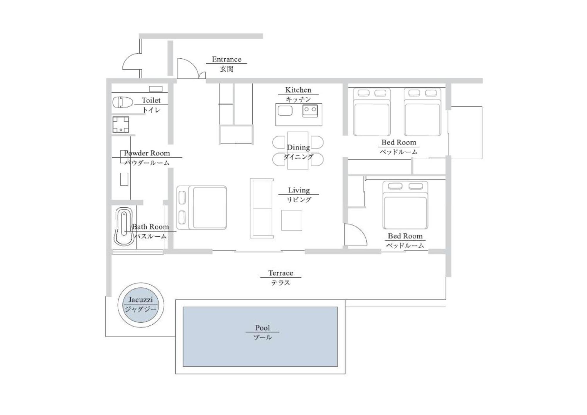 Crystal Villa Bayside Miyakojima  Phòng bức ảnh